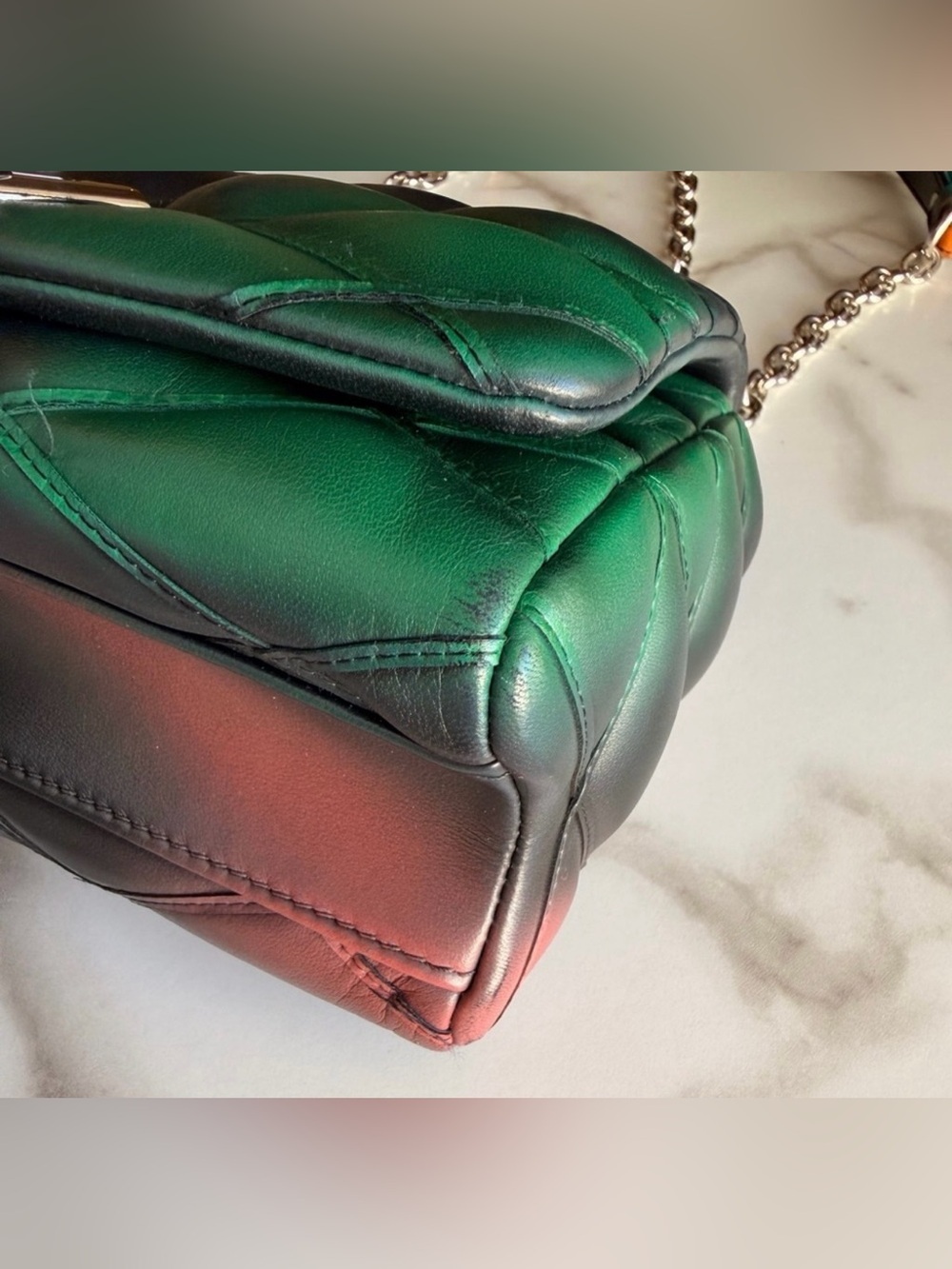 Louis Vuitton Shoulder bag Twist Puff in Black/Multicolour Calfskin leather - Picture 12 of 13